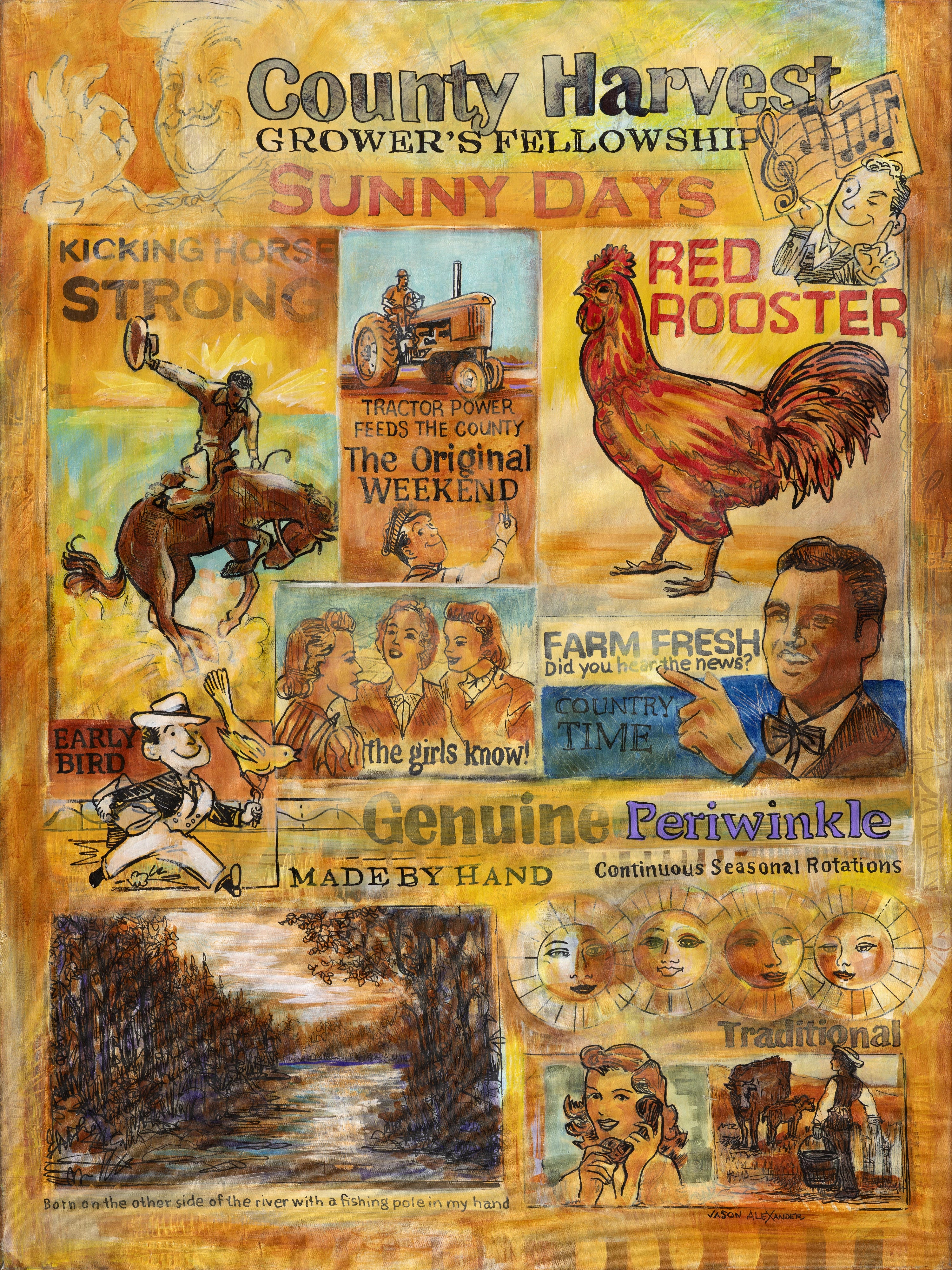 #74 - County Harvest Print