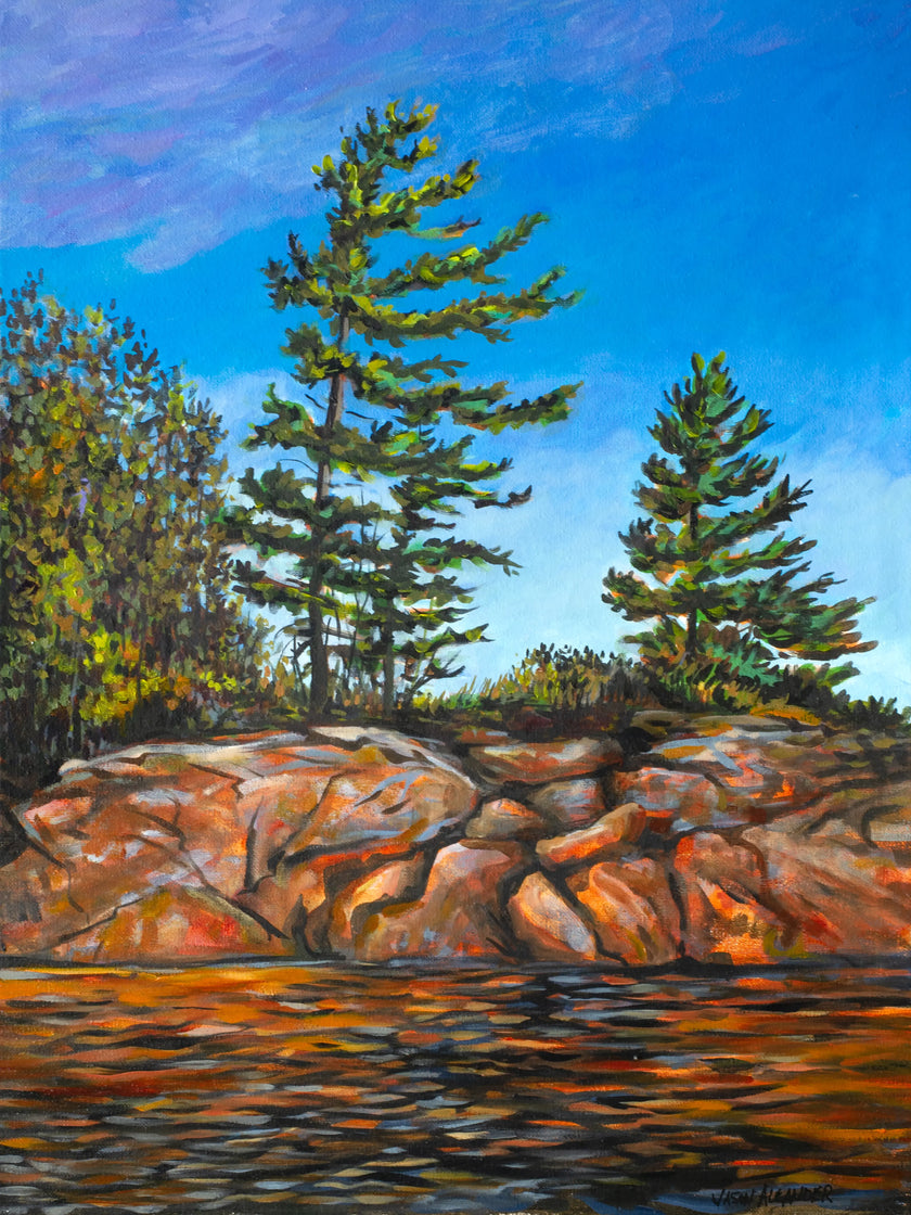 #26 - Rock & Tree Print