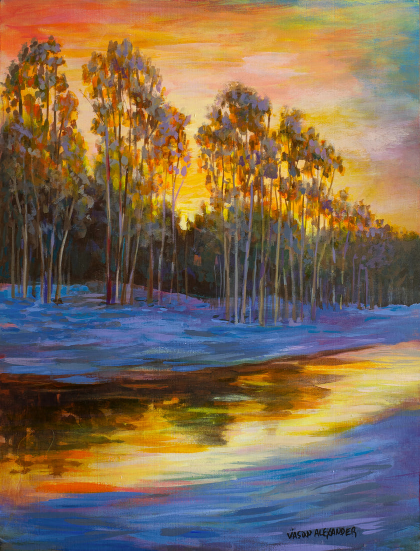 #1 - Winter’s Setting Sun Print