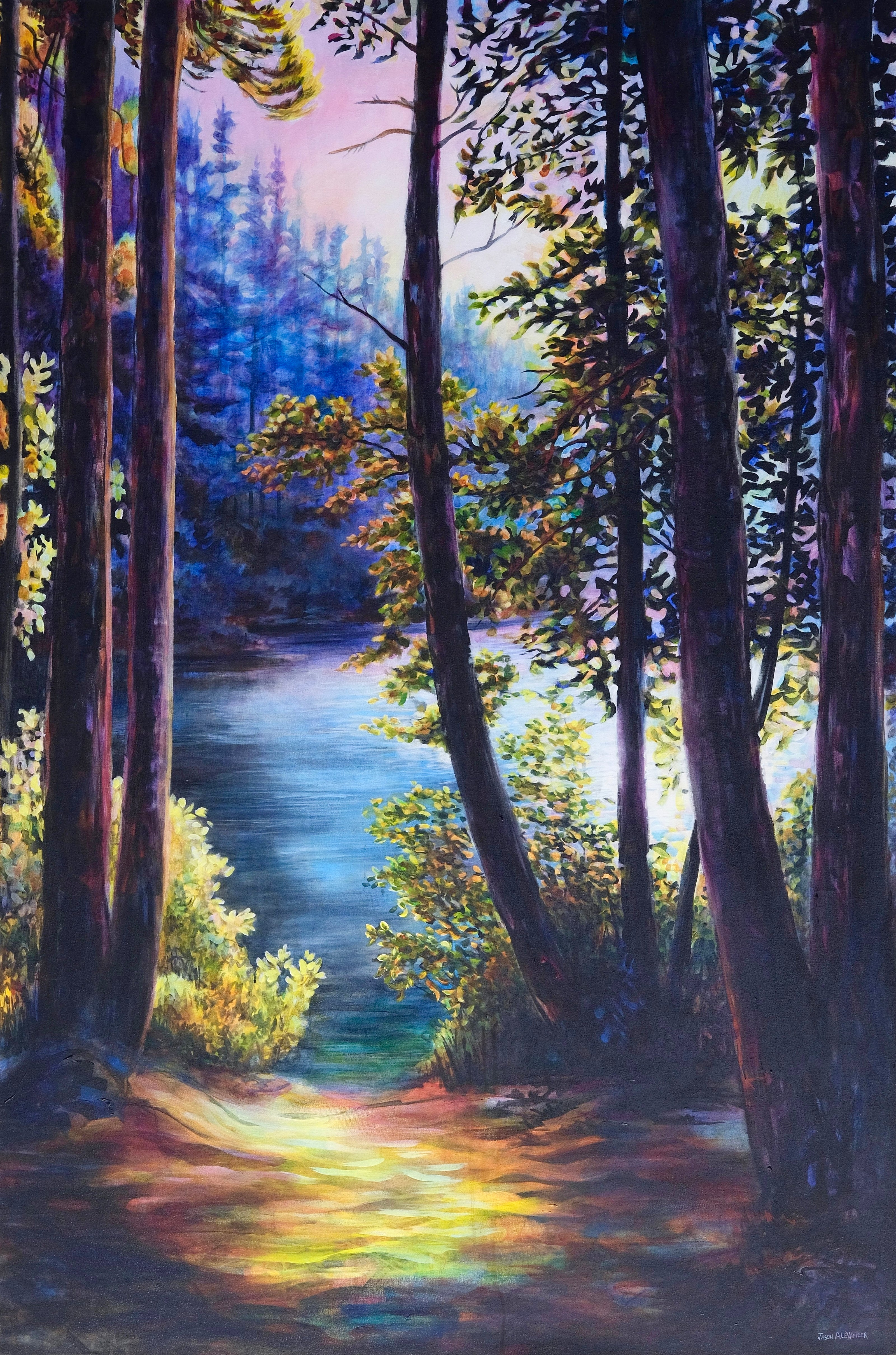 #43 - Blue Forest Print