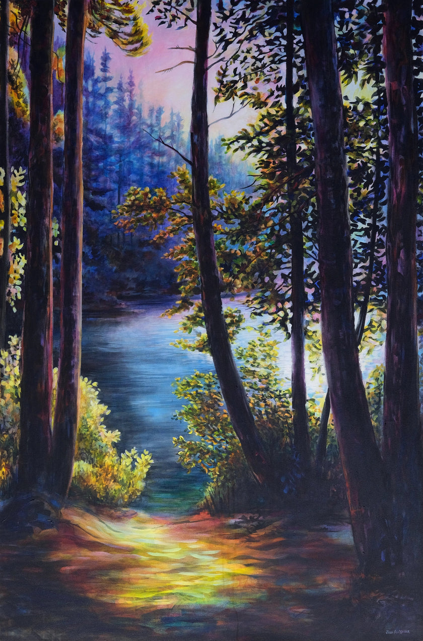 #43 - Blue Forest Print